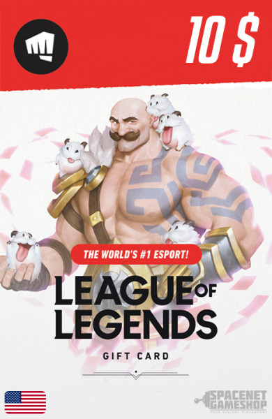 League of Legends RP Card $10 USD [NA]